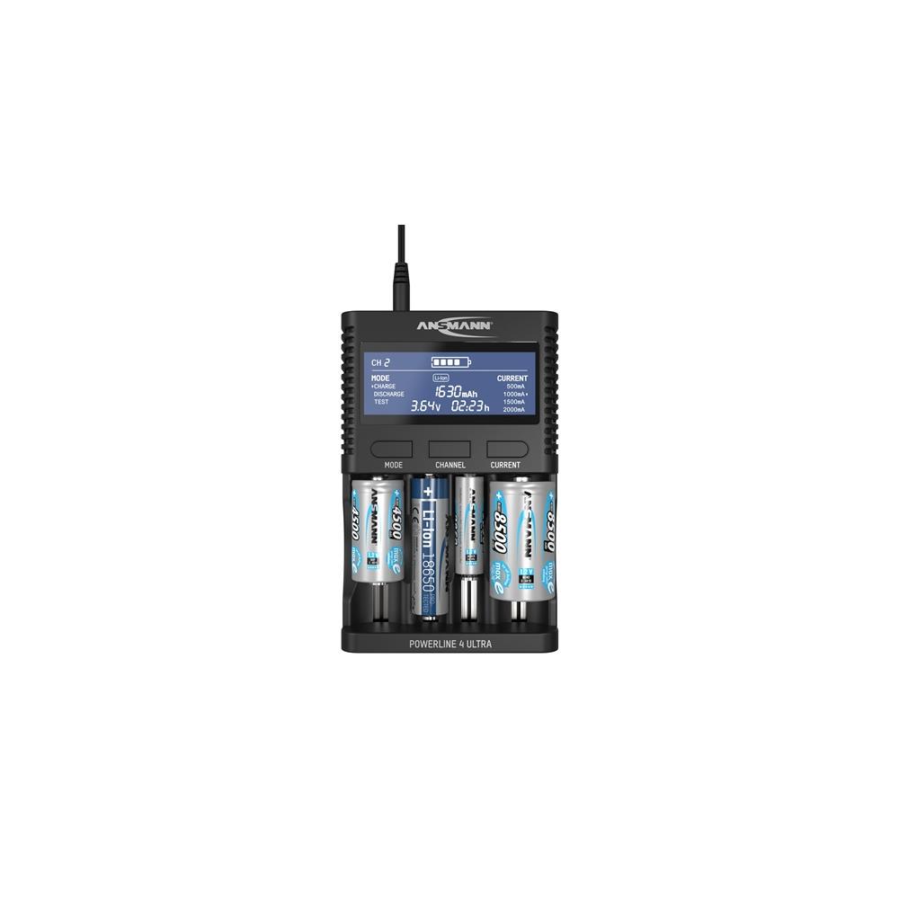 ANSMANN Universal charger UBC-Powerline4Ultra-EU-cb with power unit 1.2 V NiMH, Li-ion 3.6 V - Image 3