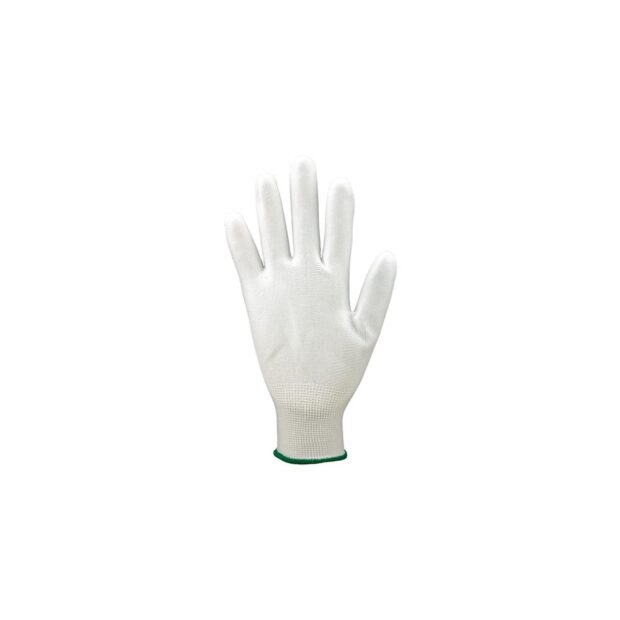 ASATEX Glove  size 9 white EN 388 PPE category II nylon with polyurethane - Image 2