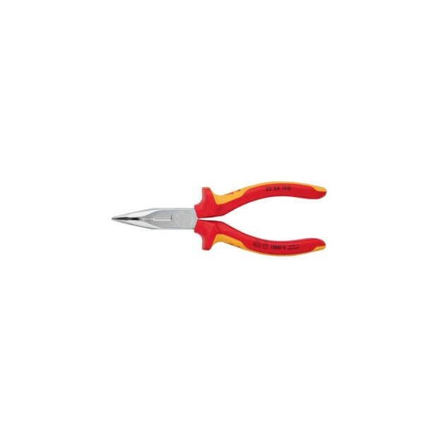 KNIPEX Needle-nose pliers  length 160 mm 40 deg angled VDE multi-component handles - Image 3