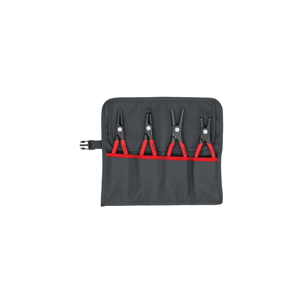 KNIPEX Precision circlip pliers set 4-part in roll-up pouch 19-60 mm In roll-up pouch