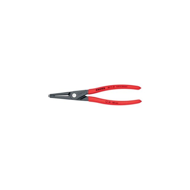 KNIPEX Precision circlip pliers J 3 for bore diameter 40-100 mm plastic-coated atramentised length 225 mm - Image 3