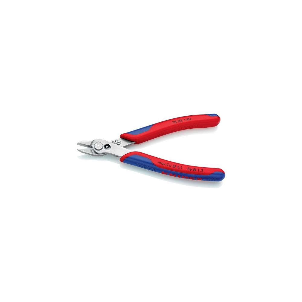 KNIPEX Electronic side cutter Super-Knips® stain. steel length 140 mm facet no polished - Image 2