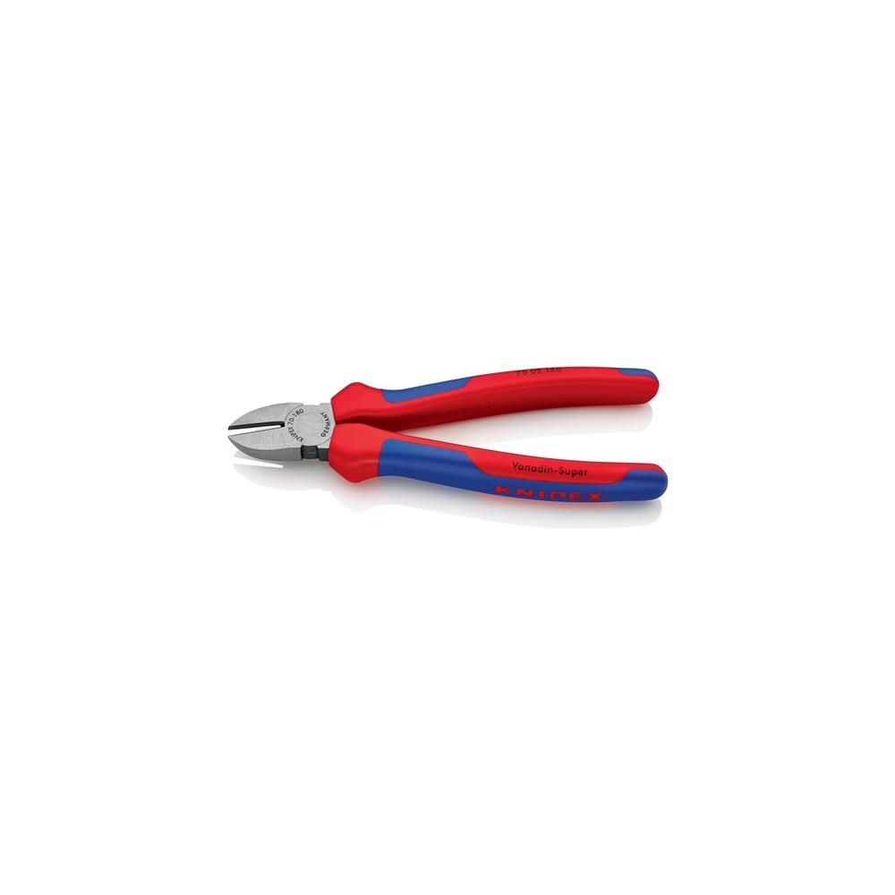 KNIPEX Side cutter length 180 mm polished head multi-component handles max. 2.5 mm - Image 2