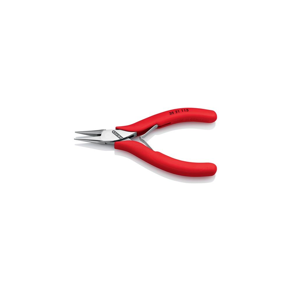 KNIPEX Electronic gripping pliers overall length 115 mm flat-wide jaws shape 2 plastic-coated - Image 2