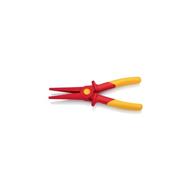 KNIPEX Needle-nose pliers  overall length 220 mm plastic, glass fibre reinforced with soft plastic zone - Image 2