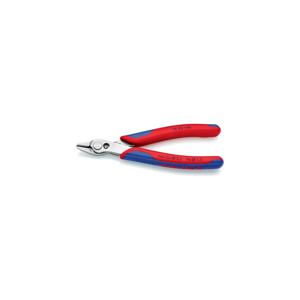 KNIPEX Electronic side cutter Super-Knips® stain. steel length 140 mm facet no polished - Image 3