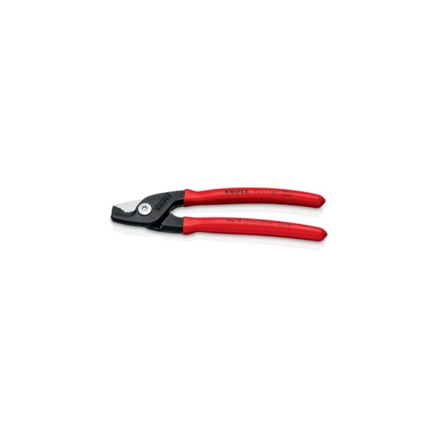 KNIPEX Cable shears  length 160 mm  plastic-coated