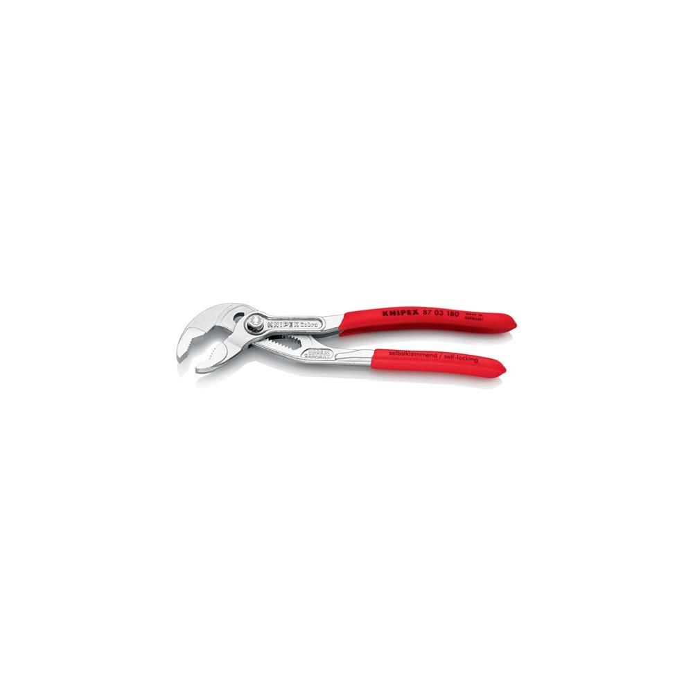 KNIPEX Water pump pliers Cobra® length 180 mm clamping width 36 mm chrome-plated plastic-coated - Image 3