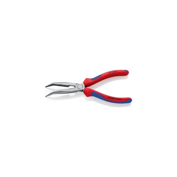 KNIPEX Needle-nose pliers  length 200 mm polished 40 deg angled multi-component handles - Image 2