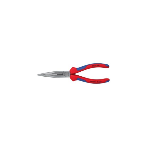 KNIPEX Needle-nose pliers  length 200 mm polished 40 deg angled multi-component handles - Image 3