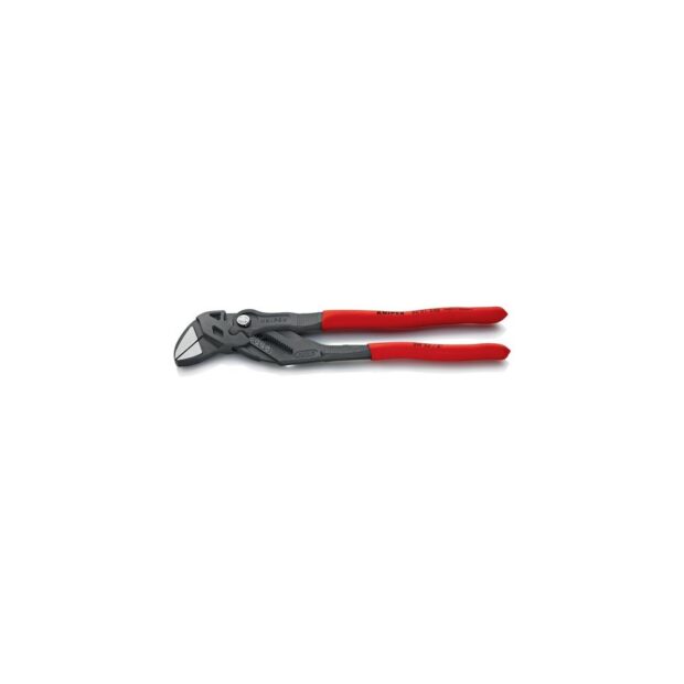 KNIPEX Pliers spanner ISO 5743 length 250 mm black atramentised clamping width 52 mm plastic-coated