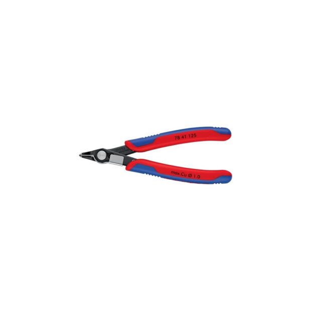 KNIPEX Electronic side cutter Super-Knips® length 125 mm shape 4 facet no burnished