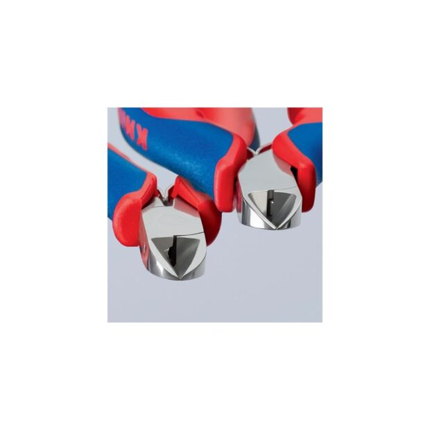 KNIPEX Electronic side cutter  length 115 mm shape 0 facet yes, small multi-component handles mirror polished - Image 2