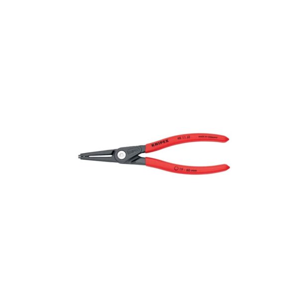 KNIPEX Precision circlip pliers J 2 for bore diameter 19-60 mm plastic-coated atramentised length 180 mm - Image 2