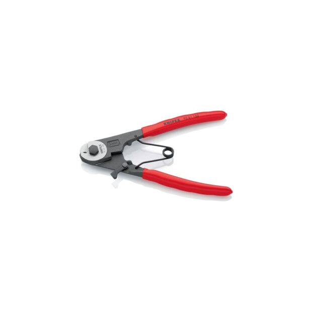 KNIPEX Bowden cable cutter  overall length 150 mm wire rope diameter 3 mm polished plastic coated - Image 3