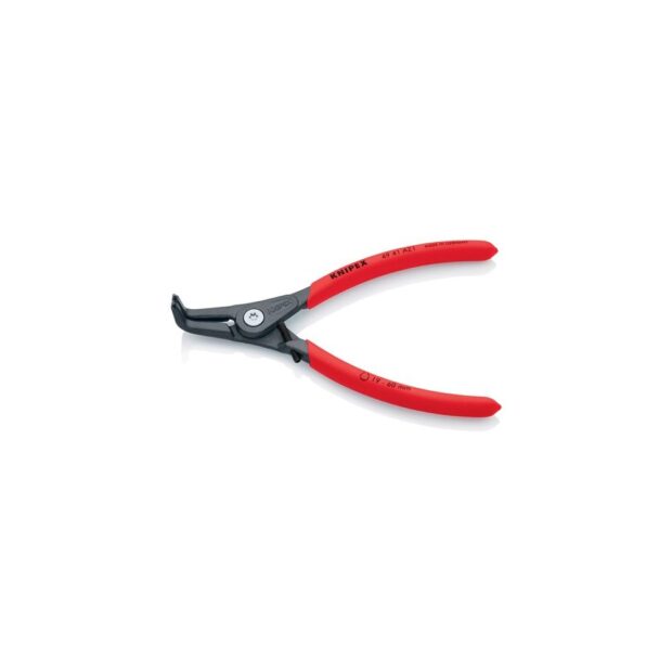 KNIPEX Outer fixing ring pliers A 21 for shaft diameter 19-60 mm with spread limiter length 165 mm