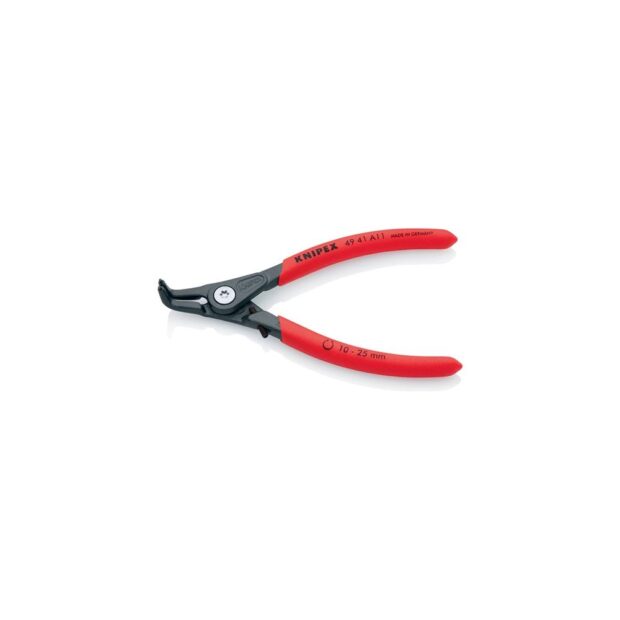 KNIPEX Outer fixing ring pliers A 11 for shaft diameter 10-25 mm with spread limiter length 130 mm