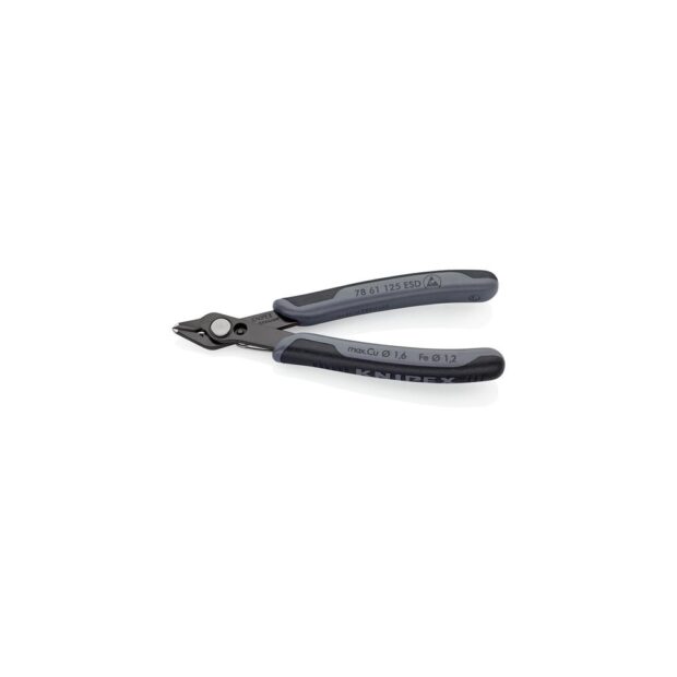 KNIPEX Electronic side cutter Super-Knips® length 125 mm shape 6 facet no burnished - Image 2