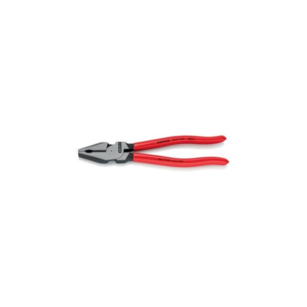 KNIPEX Power combination pliers  length 225 mm polished plastic coated