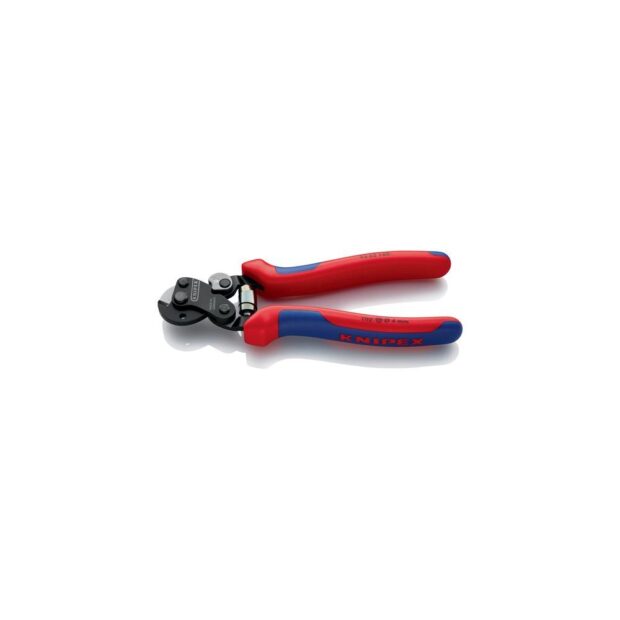 KNIPEX Wire rope shears  length 160 mm polished multi-component handles