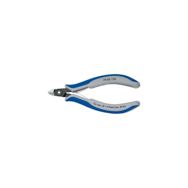 KNIPEX Precision electronic side cutter  length 120 mm shape 0 facet yes, very small polished