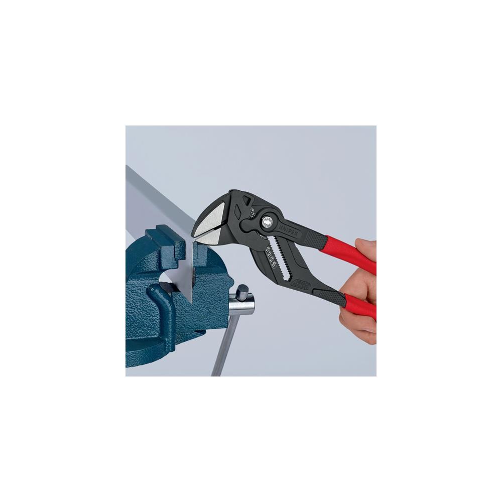 KNIPEX Pliers spanner length 300 mm black atramentised clamping width 68 mm plastic-coated - Image 8