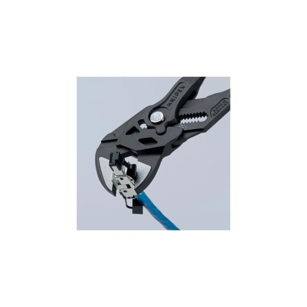 KNIPEX Pliers spanner ISO 5743 length 250 mm black atramentised clamping width 52 mm multi-comp. handles - Image 3