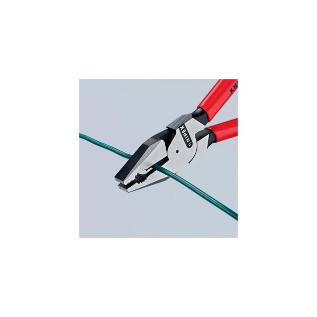 KNIPEX Power combination pliers  length 225 mm polished plastic coated - Image 4