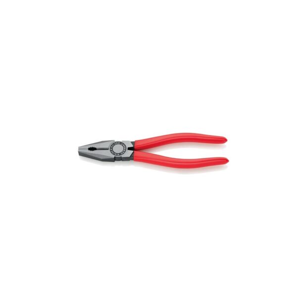 KNIPEX Universal pliers  length 200 mm polished plastic coated