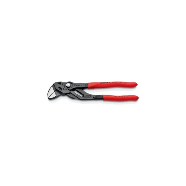 KNIPEX Pliers spanner  length 180 mm black atramentised clamping width 40 mm plastic-coated