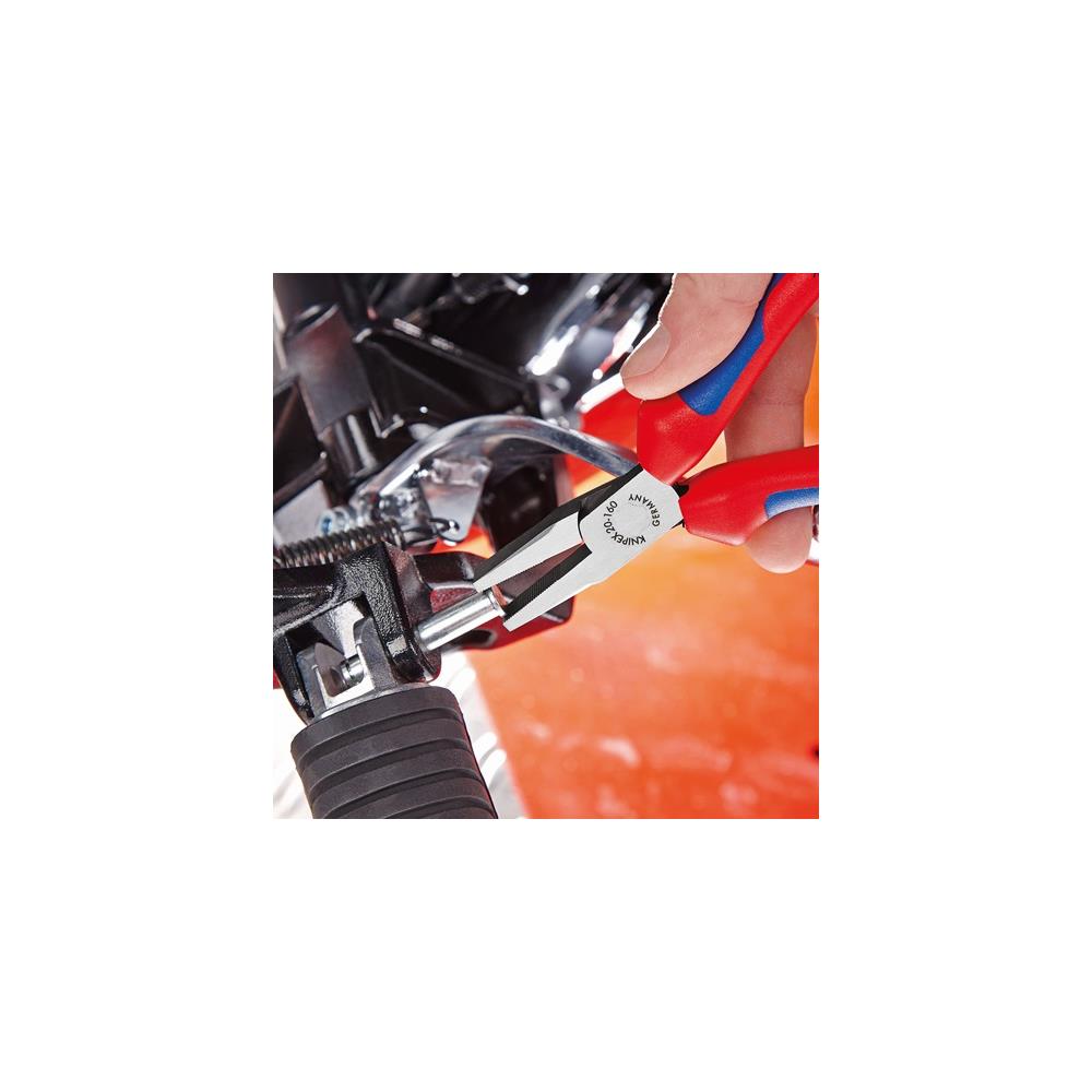 KNIPEX Flat nose pliers DIN ISO 5745 overall length 160 mm chrome-plated multi-component handles - Image 5