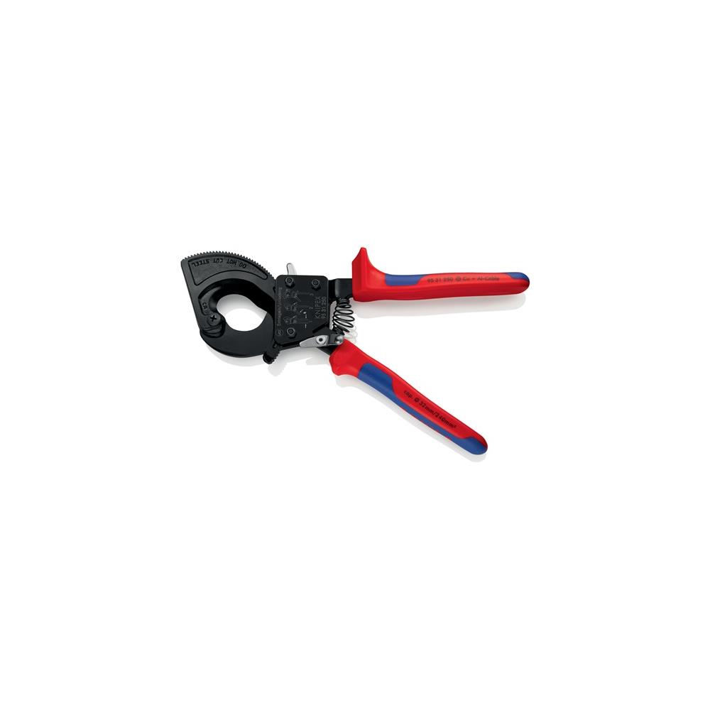 KNIPEX Cable cutter overall L 250 mm max. 32 (240 mm²) mm multi-component handles - Image 8