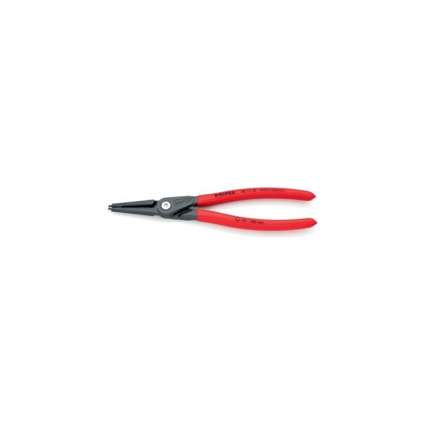 KNIPEX Precision circlip pliers J 3 for bore diameter 40-100 mm plastic-coated atramentised length 225 mm