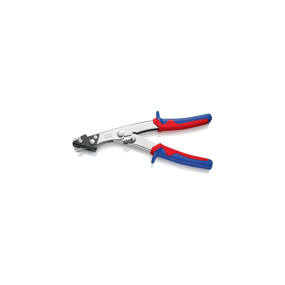 KNIPEX Plate nibbler overall length 280 mm cut width 2.7 mm nickel-plated multi-component handles - Image 3