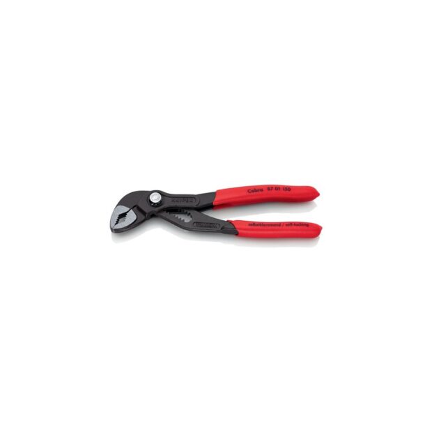 KNIPEX Water pump pliers Cobra® length 150 mm clamping width 30 mm polished plastic-coated