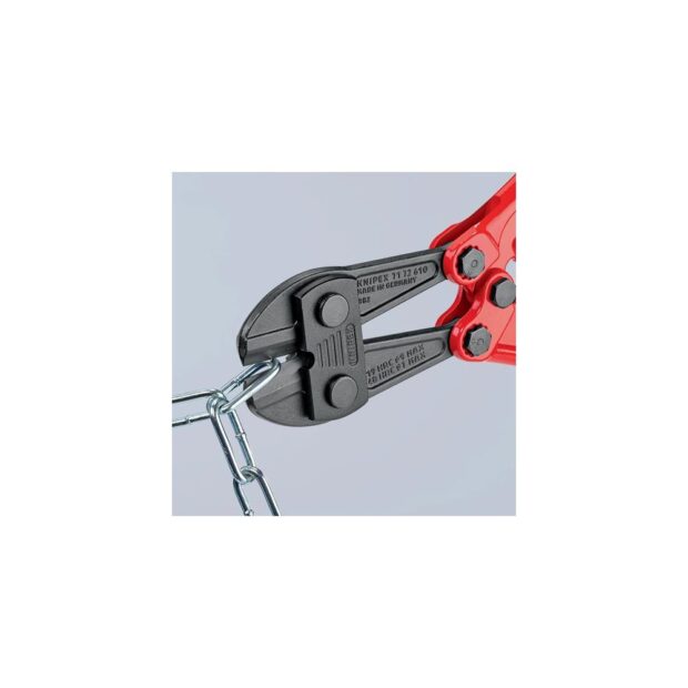 KNIPEX Bolt cutters  length 610 mm multi-component handles  soft 9 mm medium 8 mm hard 7 mm - Image 4