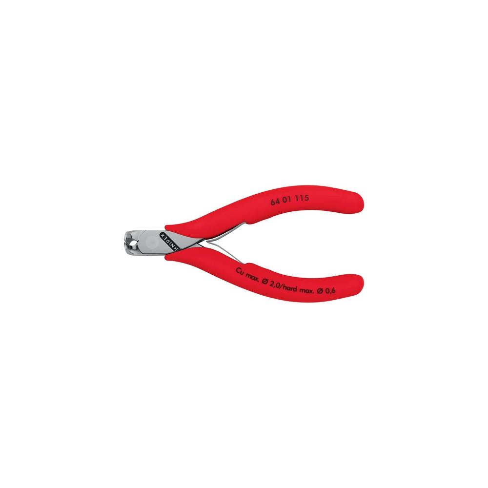 KNIPEX Electronic end cutter length 115 mm shape 0 facet yes, mirror polished plastic-coated - Image 4