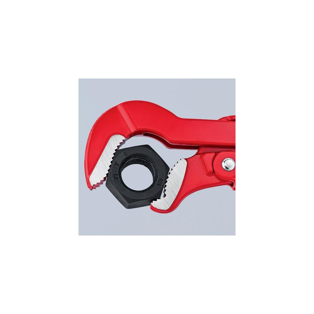 KNIPEX Pipe wrench overall L 245 mm clamping W 0-35 mm for pipe 1/2 inch - Image 3