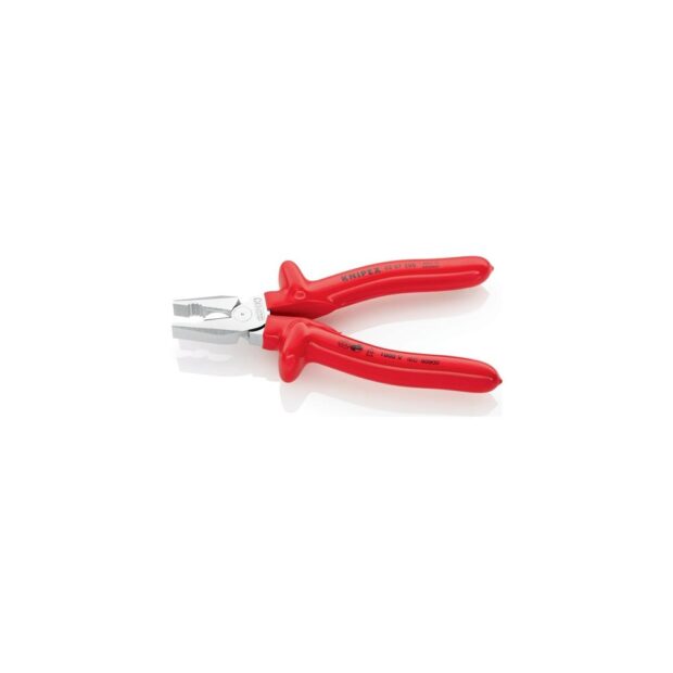 KNIPEX Power combination pliers  length 200 mm chrome-plated dip-insulated VDE - Image 4