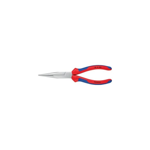 KNIPEX Mechanic's pliers  length 200 mm shape 1 straight multi-component handles chrome-plated - Image 3