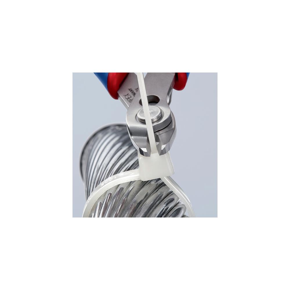 KNIPEX Electronic side cutter Super-Knips® stain. steel length 140 mm facet no polished - Image 4