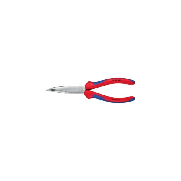 KNIPEX Mechanic's pliers ISO 5745 length 200 mm shape 2 40 deg angled multi-component handles chrome-plated - Image 3