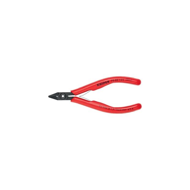 KNIPEX Electronic side cutter  length 125 mm shape 0 facet yes