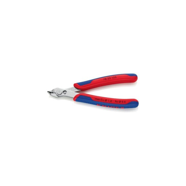 KNIPEX Electronic side cutter Super-Knips® stain. steel length 125 mm shape 2 facet no polished - Image 3