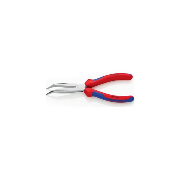 KNIPEX Mechanic's pliers ISO 5745 length 200 mm shape 2 40 deg angled multi-component handles chrome-plated - Image 2