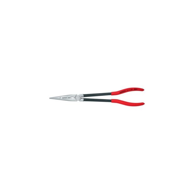 KNIPEX Assembly pliers ISO 5743 length 280 mm polished plastic coated straight tip - Image 2