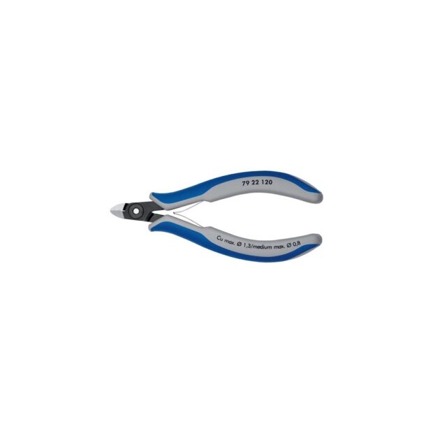 KNIPEX Precision electronic side cutter  length 120 mm shape 2 facet no polished