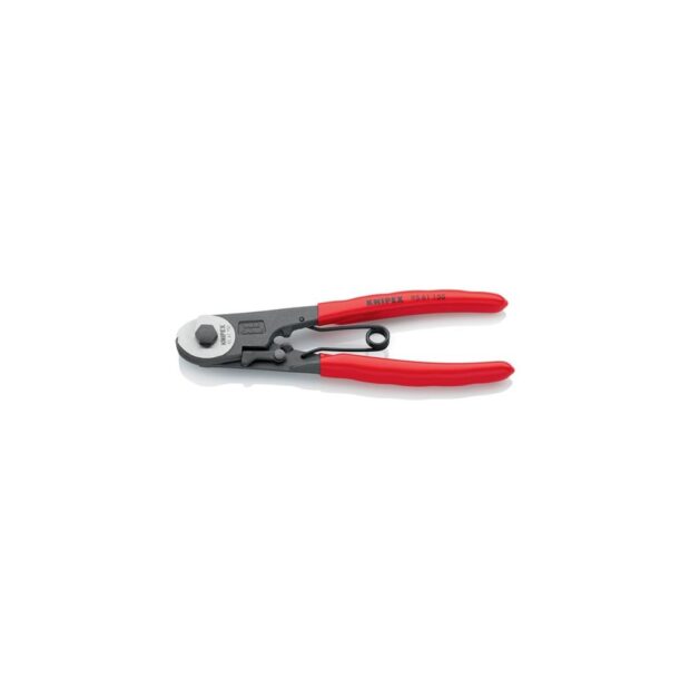 KNIPEX Bowden cable cutter  overall length 150 mm wire rope diameter 3 mm polished plastic coated - Image 4