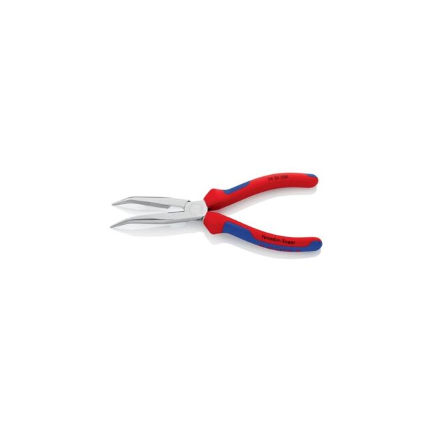 KNIPEX Needle-nose pliers  length 200 mm chrome-plated 40 deg angled multi-component handles - Image 5