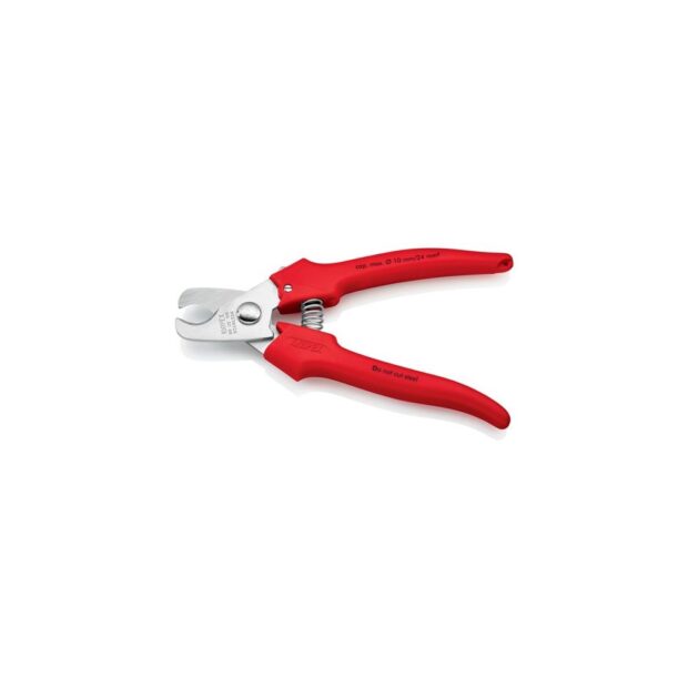 KNIPEX Cable shears  length 165 mm polished head plastic-coated - Image 2